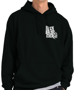 Band Merch Hoodie LEFT BREAST PRINT