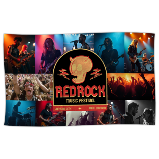 Printed Bands / Venues / Festivals Printed Flag / Banners - Image 2