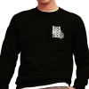 Jumper/ Top Unisex Printed With Your Band Logo / Artwork LEFT BREAST PRINT
