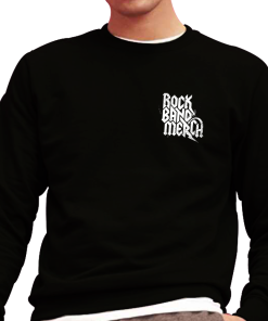Jumper/ Top Unisex Printed With Your Band Logo / Artwork LEFT BREAST PRINT