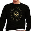 Jumper/ Top Unisex Printed With Your Band Logo / Artwork LARGE FRONT PRINT