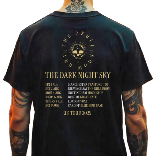 Band Merch Short Sleeved T-Shirt FRONT & BACK PRINT - Image 17