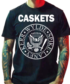 Short Sleeved Black T-Shirt TCC Caskets 1