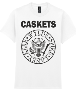 Alternative view of Short Sleeved White T-Shirt TCC Caskets 2