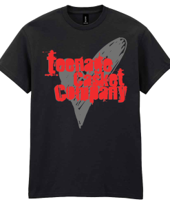 Alternative view of Short Sleeved Black T-Shirt TCC Heart