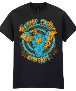 Alternative view of Short Sleeved Black T-Shirt TCC Horsebites 1
