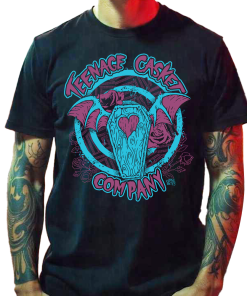 Short Sleeved Black T-Shirt TCC Horsebites 2