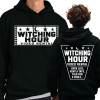 Witching Hour Video Rental Hoodie Front & Back Print Design 1
