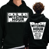 Witching Hour Video Rental Hoodie Front & Back Print Design 2