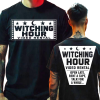 Short Sleeved Black T-Shirt Witching Hour Video Rental Design 2 Front & Back Print